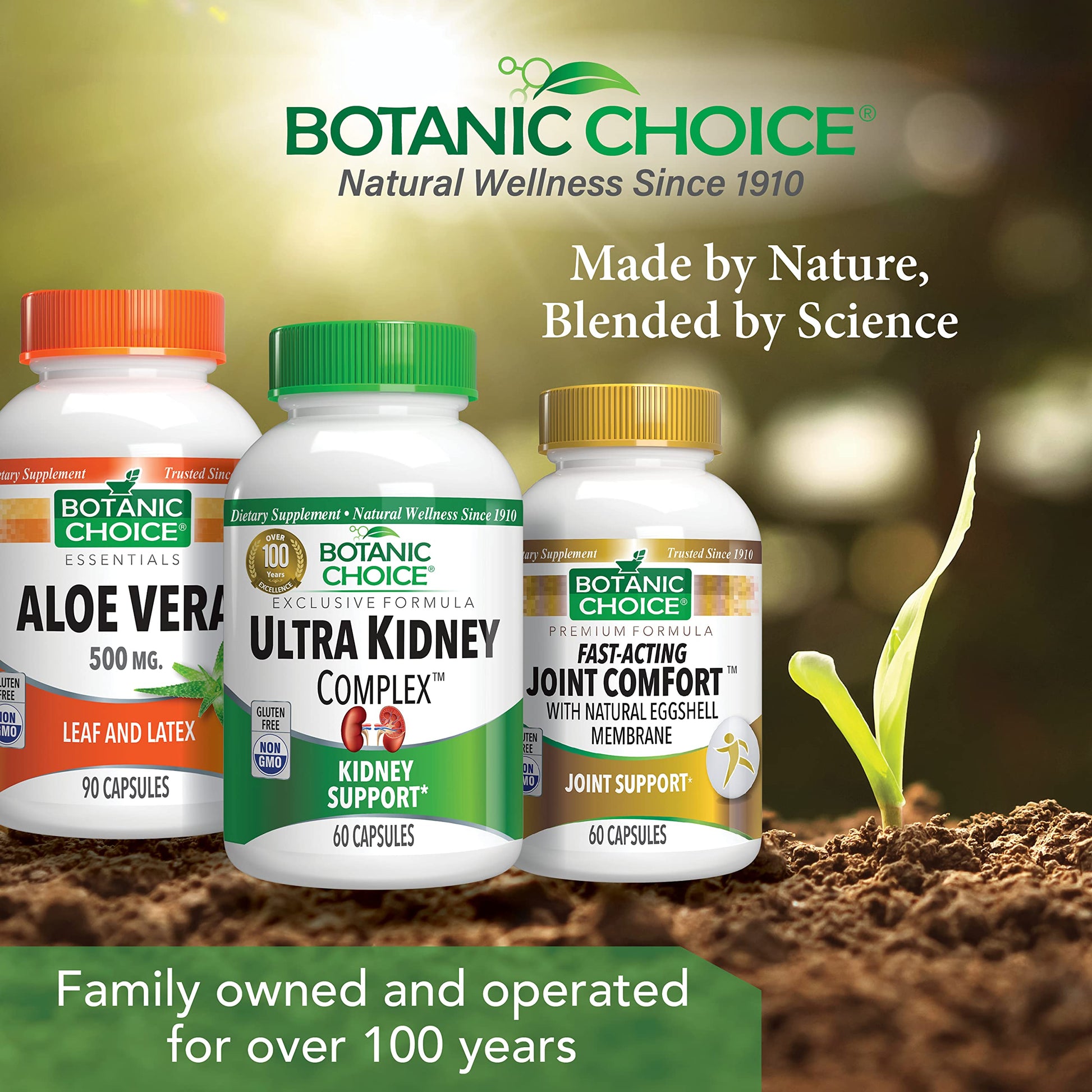 Botanic Choice Ultra Kidney Complex - Optimal Kidney Support with Milk Thistle, Green Tea & More- 60 Capsules Botanic ChoiceBuy Supplements Australia