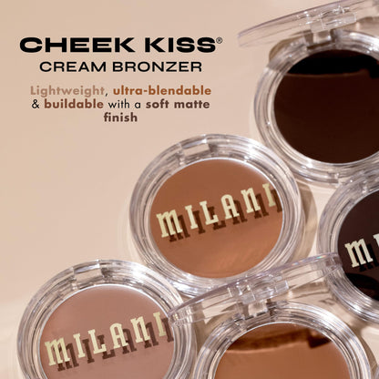 Milani Cheek Kiss Cream Bronzer, 110 - Hey Honey, Vegan & Cruelty-Free, Made in Korea, Lightweight Glow, Soft Matte Finish MilaniBuy Supplements Australia