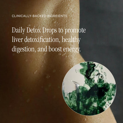 Juna Detox Chlorophyll Drops — Daily Wellness & Detox Support | Lemon Mint Spa Water Taste | Supports Cellular Health, Cleanse