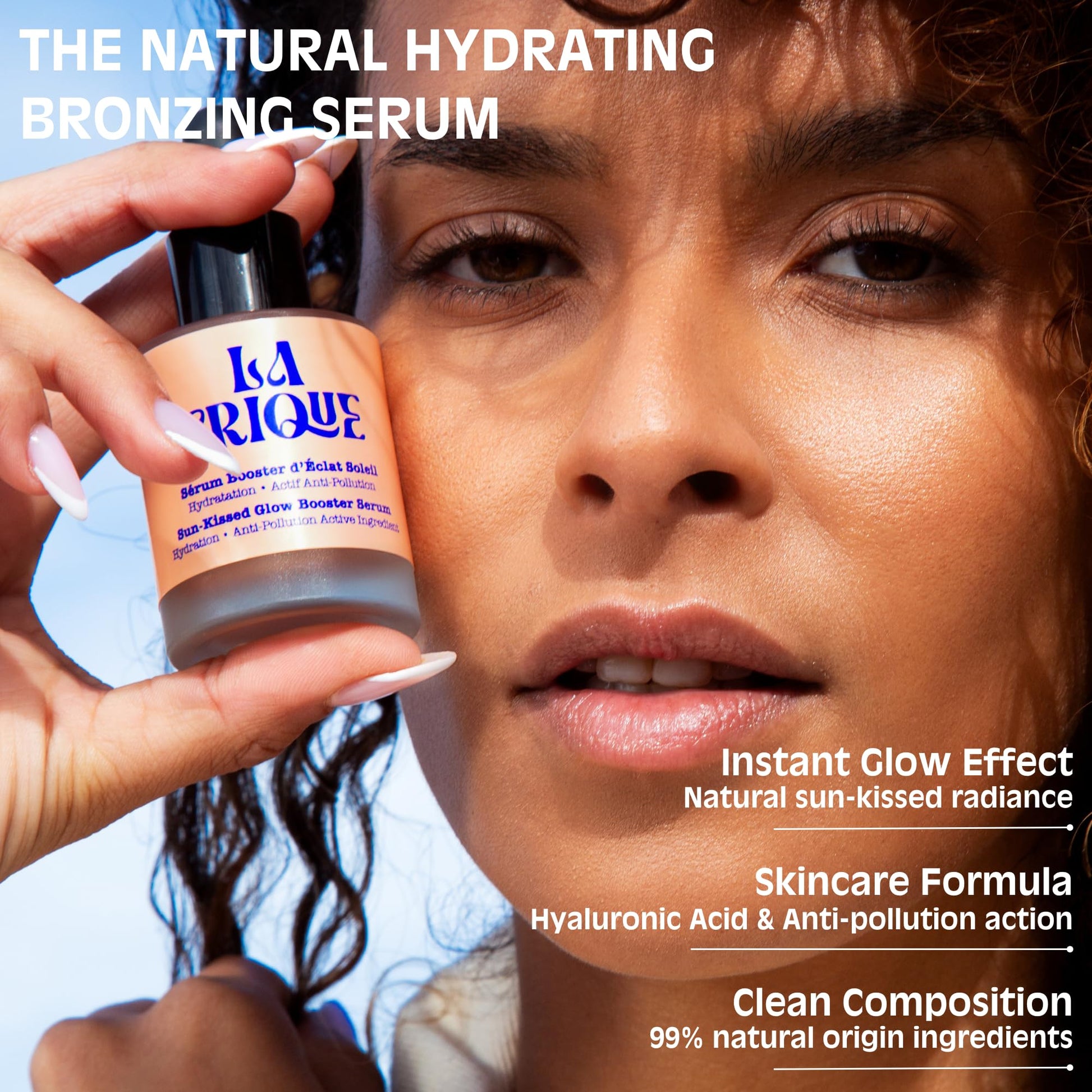 La Crique Bronzing Face Serum - Hydrating Bronzing Drops with Hyaluronic Acid & Anti-Pollution Protection - Natural Sun-Kissed Glow for All Skin Types - Vegan Friendly, Clean Beauty - 1 fl oz LA CRIQUEBuy Supplements Australia