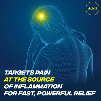 Advil Pain Reliever and Fever Reducer, Pain Relief Medicine with Ibuprofen 200mg for Headache, Backache, Menstrual Pain and Joint Pain Relief - 10 Coated Tablets AdvilBuy Supplements Australia