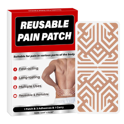XAYIUIYAX Menthol Pain Patches, Cooling Pain Relief for Sore Muscle Relief - Includes 3 Adhesives, 1 Patch & 1 Carry Case - Relief Back, Shoulder & More - 3.03" × 6.30" - 0327 XAYIUIYAXBuy Supplements Australia