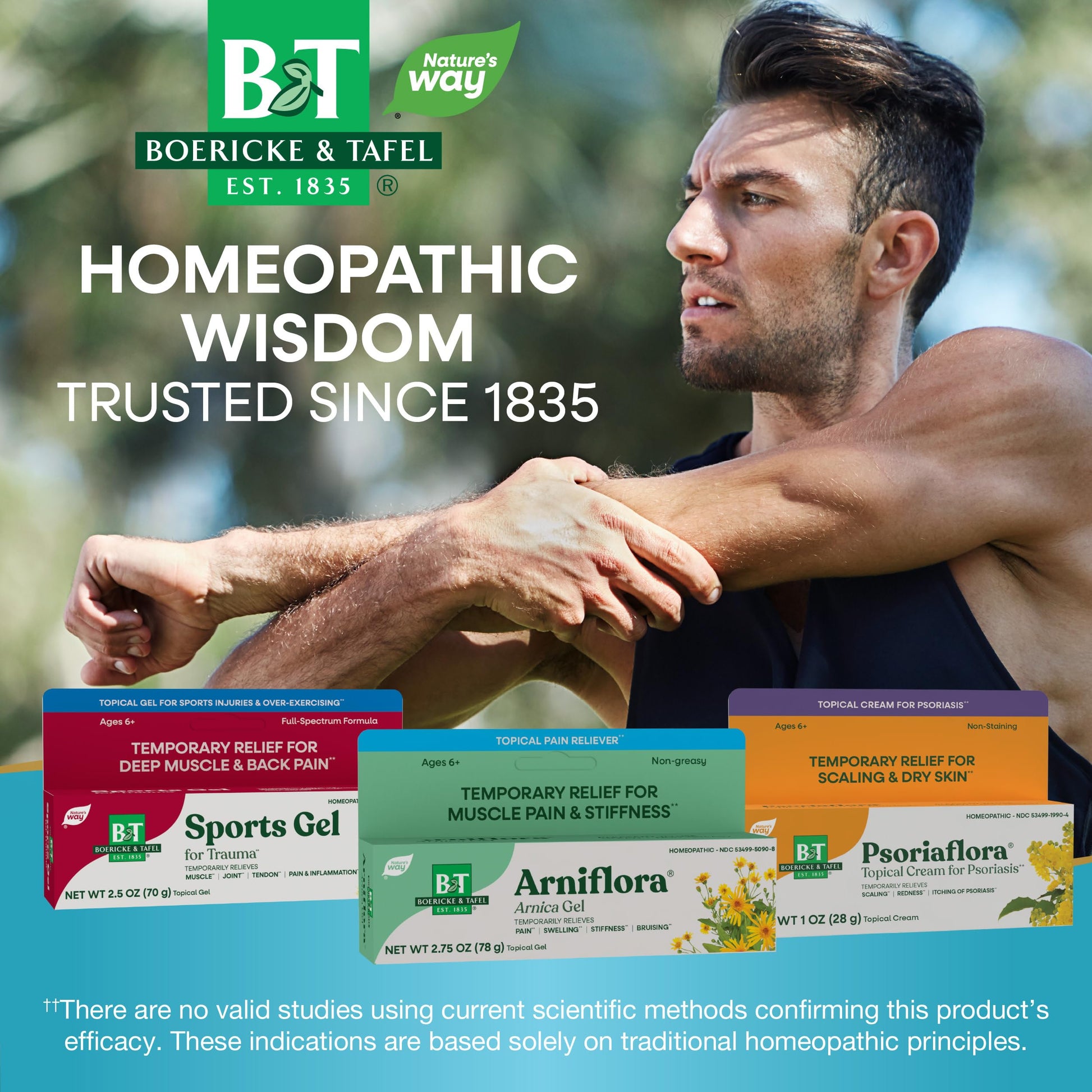 Nature's Way Boericke & Tafel Arniflora Arnica Gel, Temporarily Relieves Pain*, Swelling*, Stiffness*, 2.75 Oz (Packaging May Vary) Nature's WayBuy Supplements Australia