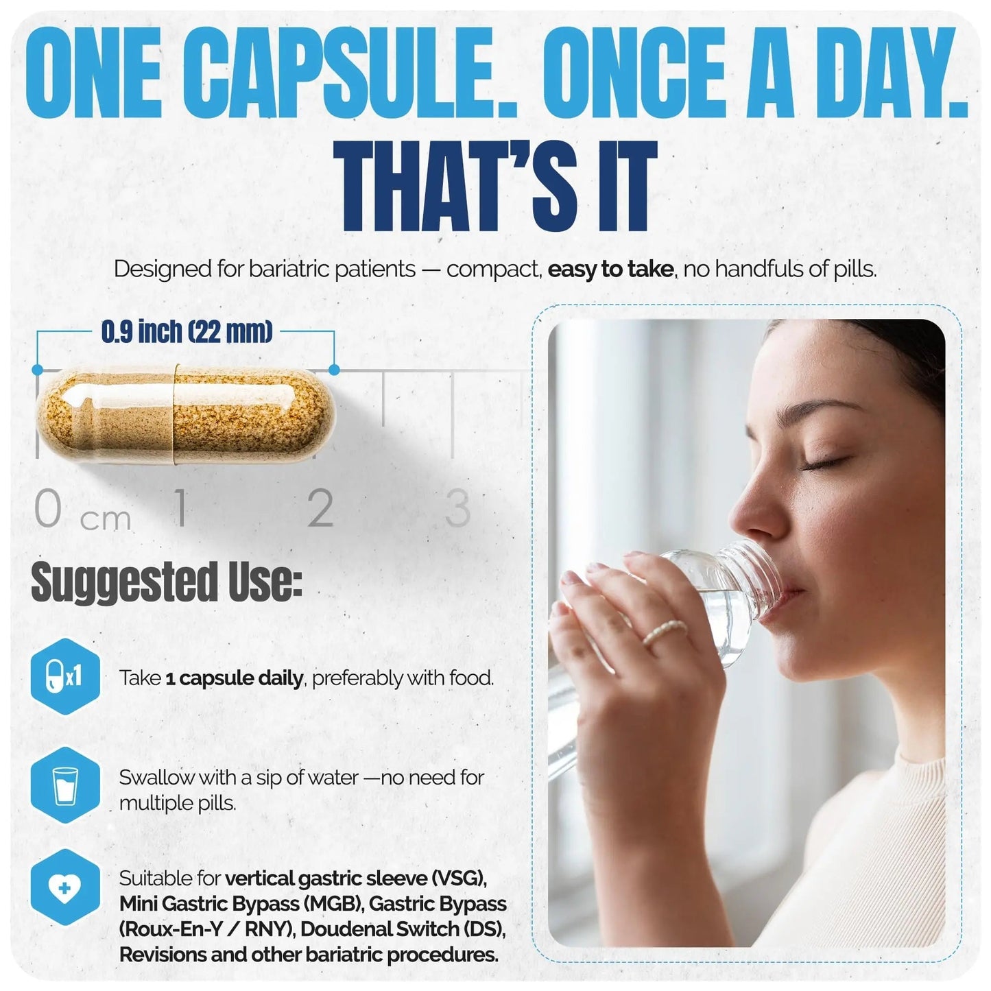 Shiny Leaf Methylated Bariatric Multivitamin Without Iron – Vitamins for Gastric Bypass & Sleeve, 1 Daily Capsule W Methylated Folate Shiny Leaf