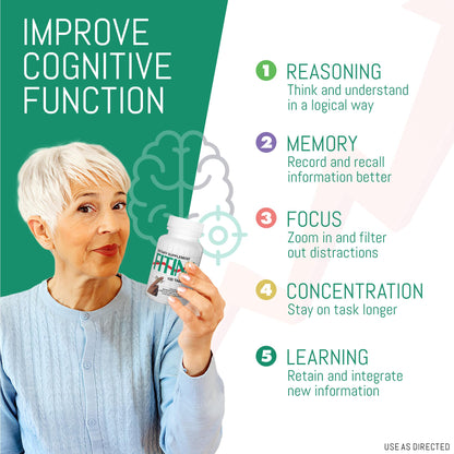 Fitina Brain Supplements for Memory and Focus with Vitamin B6 & Thiamine — High-Dose B Vitamins Nervous System and Cognitive Health Support, Daily Supplement Formula for Adults, 60 Tablets (3-Pack) Fitina buy supplements Au
