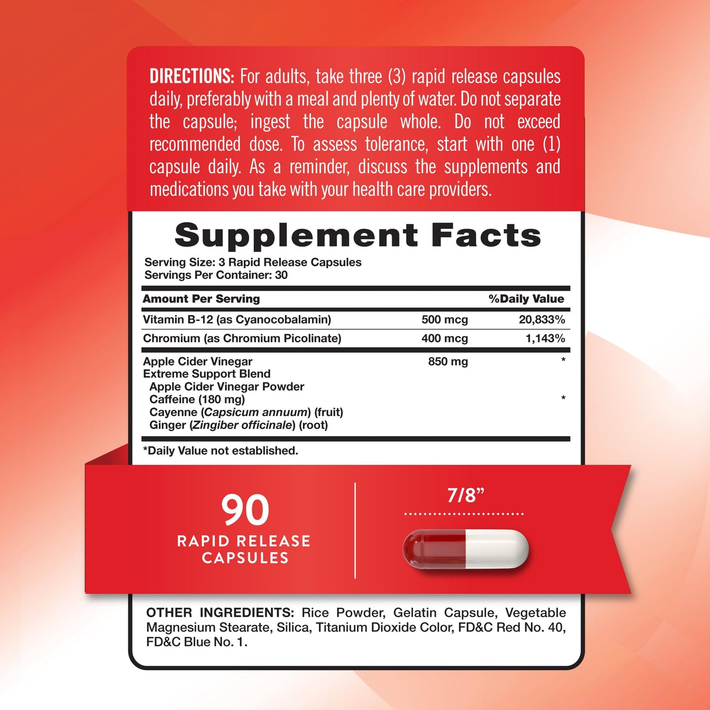 Nature's Truth Apple Cider Vinegar Pills | 90 Capsules | Non-GMO & Gluten Free Supplement Nature's Truth buy supplements Au