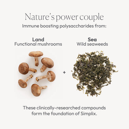 Simplix | Natural Supplement to Strengthen The Immune System | Respond to Outbreaks | Source of Highly Researched Mushroom & Seaweed Polysaccharides 60 Veggie Capsules (3 Pack) (180 Count) Papillex buy supplements Au