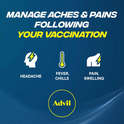 Advil Pain Reliever and Fever Reducer, Pain Relief Medicine with Ibuprofen 200mg for Headache, Backache, Menstrual Pain and Joint Pain Relief - 10 Coated Tablets AdvilBuy Supplements Australia