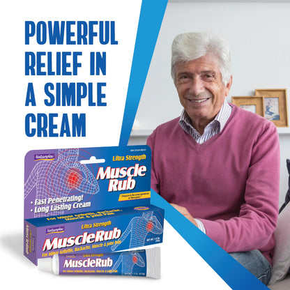 Natureplex Ultra Strength Muscle Rub Cream 1.5 oz (Pack of 5) – Menthol & Methyl Salicylate, Fast-Penetrating, Long-Lasting Relief for Muscle & Joint Discomfort (Minor Aches, Backache, Strains) NatureplexBuy Supplements Australia