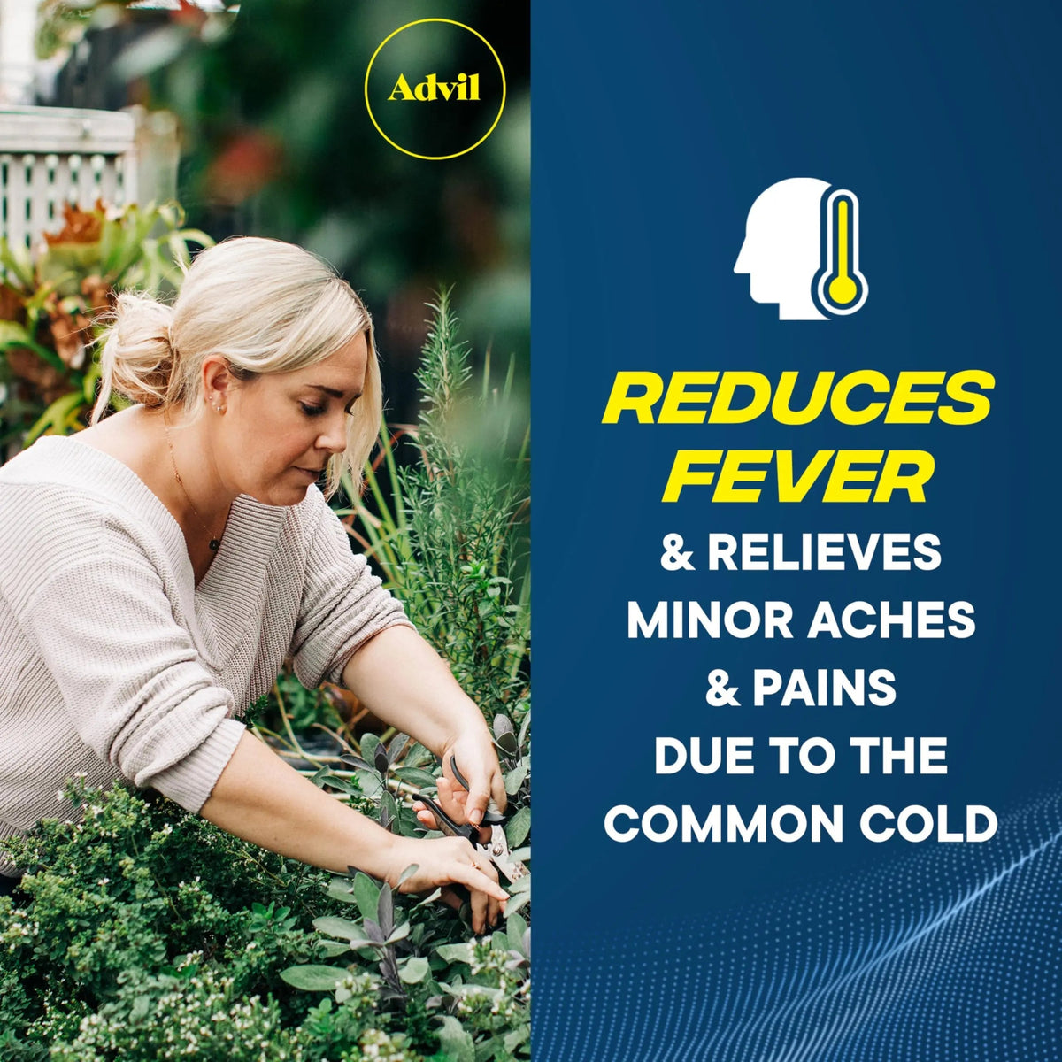 Advil Pain Reliever and Fever Reducer, Pain Relief Medicine with Ibuprofen 200mg for Headache, Backache, Menstrual Pain and Joint Pain Relief - 50x2 Coated Tablets AdvilBuy Supplements Australia