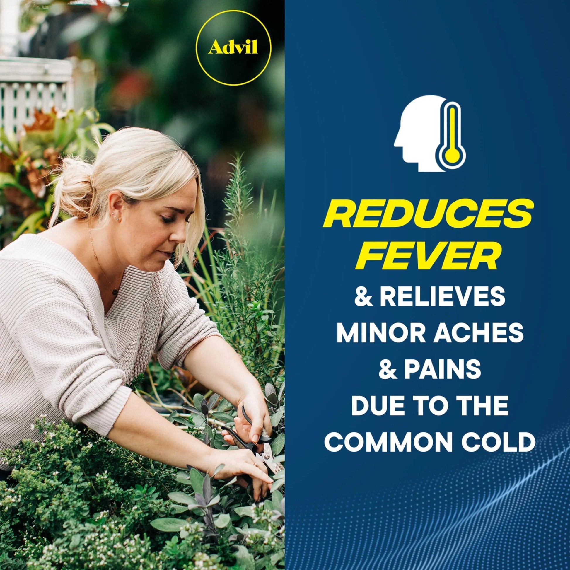 Advil Pain Reliever and Fever Reducer, Pain Relief Medicine with Ibuprofen 200mg for Headache, Backache, Menstrual Pain and Joint Pain Relief - 10 Coated Tablets AdvilBuy Supplements Australia