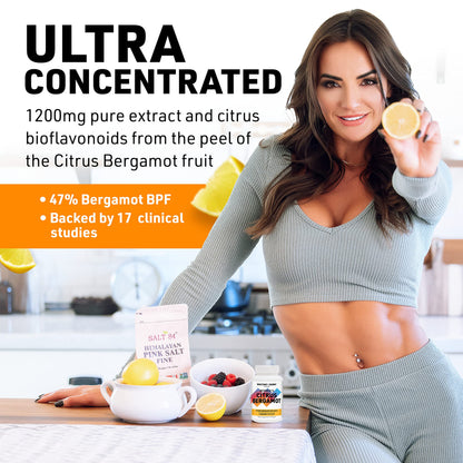 Whitney Johns Citrus Bergamot for Women, Clinically Tested Bergamot Supplement Specifically Formulated for Womens Health and Wellness, Antioxidant, 1200mg, 90 Tablets Whitney JohnsBuy Supplements Australia
