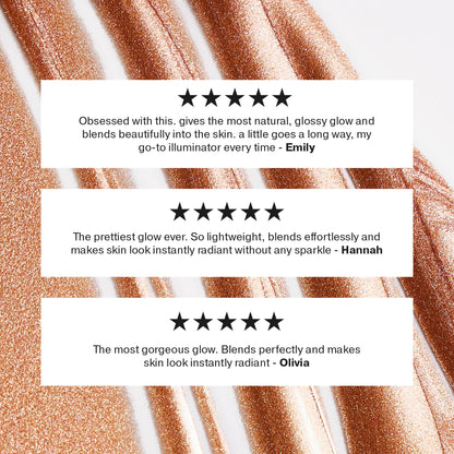 ICONIC LONDON Illuminator | Liquid Highlighting Drops for a Radiant Glow, Cruelty-Free, Vegan Makeup, Original (Champagne Shimmer) 0.45 Fl oz ICONIC LONDON buy supplements Au